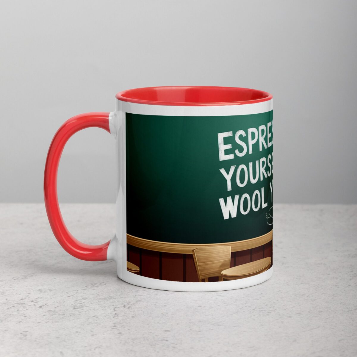 Espresso Yourself, Wool You? Sheep Coffee Mug - Image 8