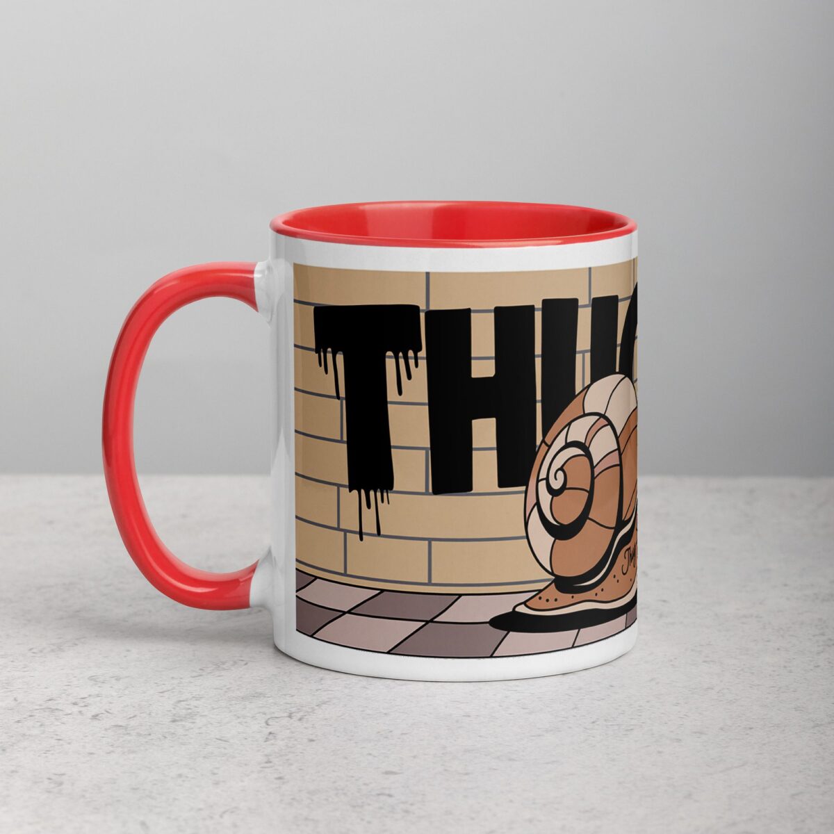 Thug Life Gangster Snail Coffee Mug & Tea Cup - Image 8