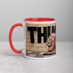 Thug Life Gangster Snail Coffee Mug & Tea Cup - Image 8
