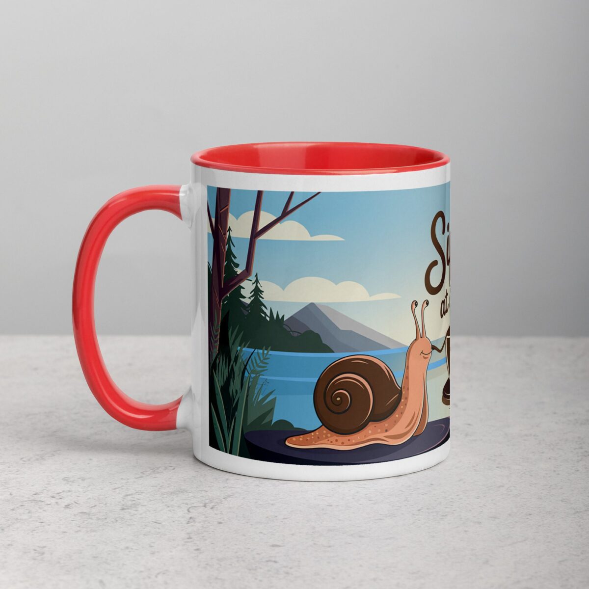 Sippin’ at My Own Pace Snail Coffee Mug - Image 8
