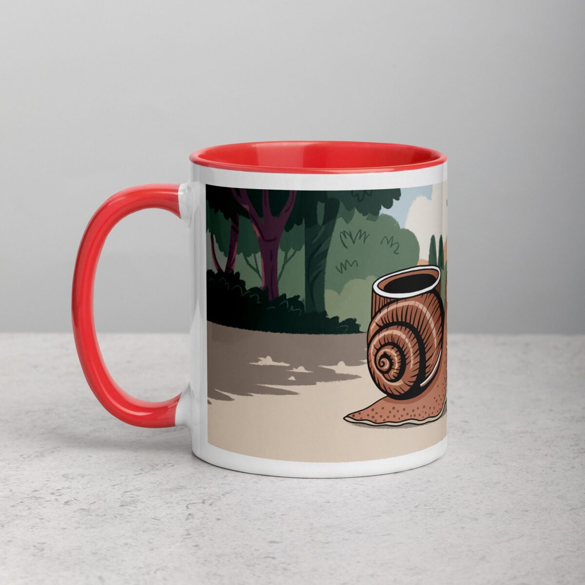Shell Yeah, I Need Coffee! Snail Mug - Image 8