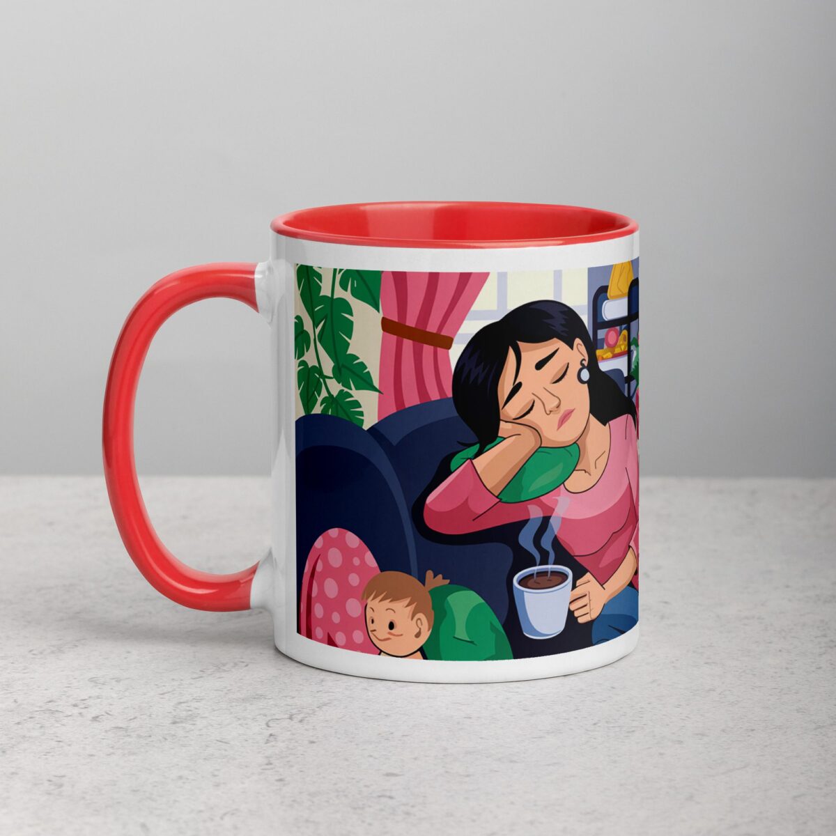 Behind Every Great Kid is a Mom Who Needs Coffee Mug - Image 8