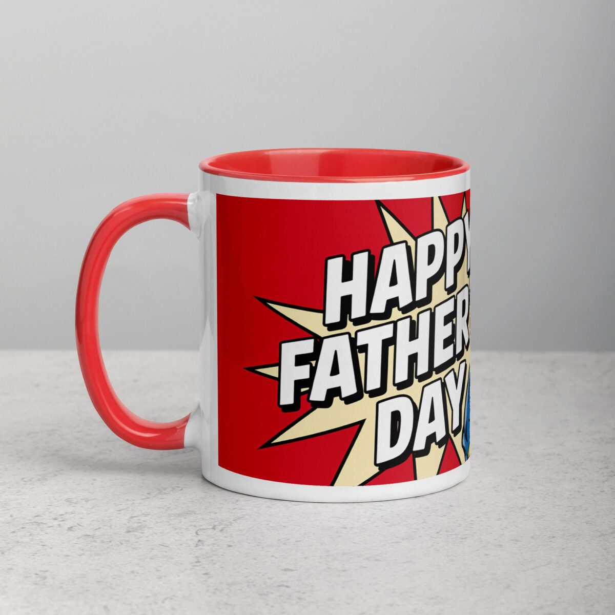 Happy Fathers Day Superhero Coffee Mug - Image 8