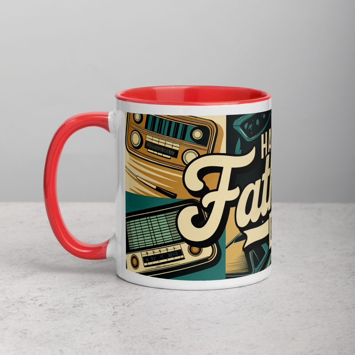 Happy Fathers Day Retro Coffee Mug - Image 8