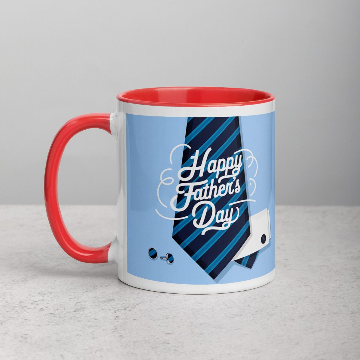 Happy Fathers Day Tie & Cufflinks Coffee Mug - Image 8