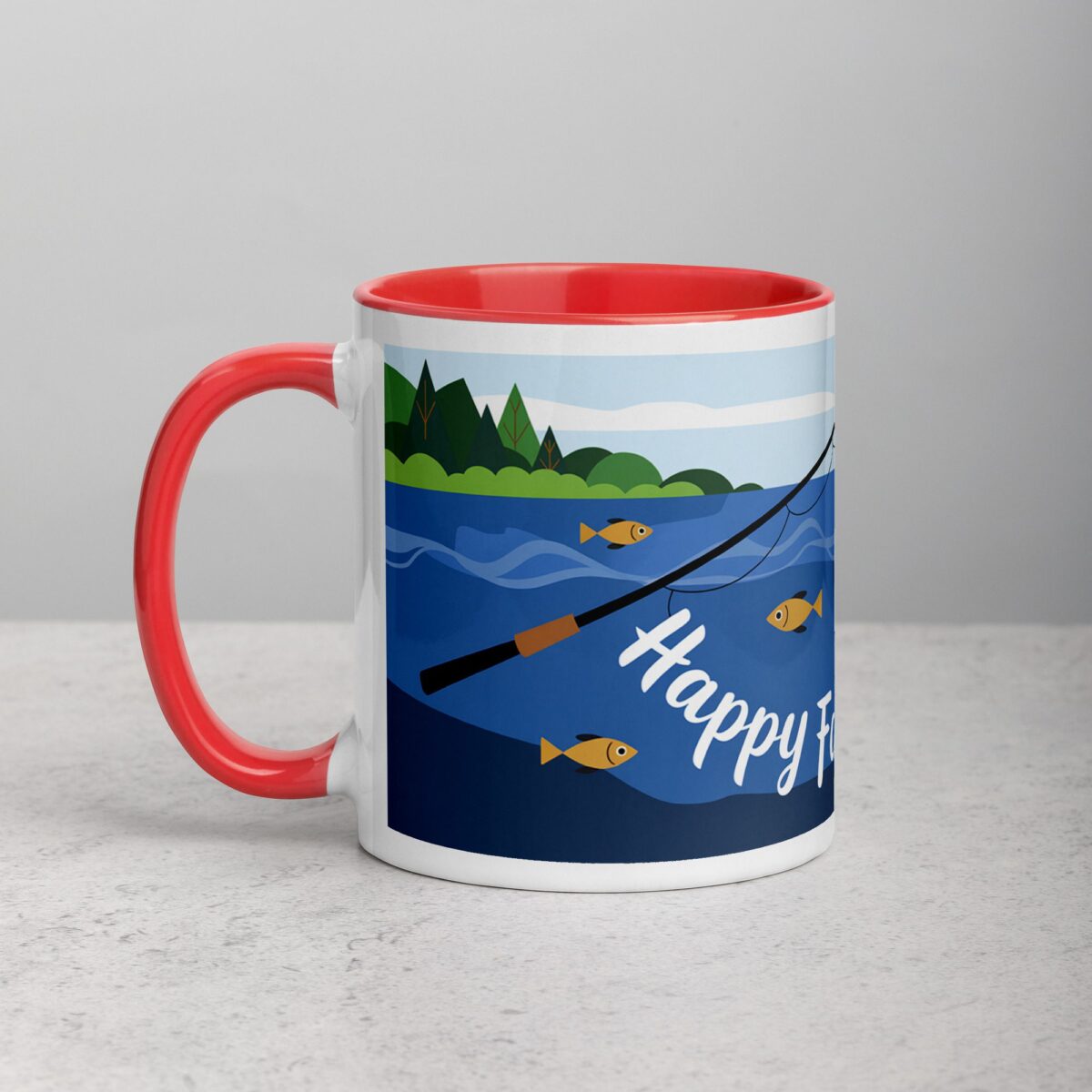 Happy Fathers Day Fishing Coffee Mug - Image 8