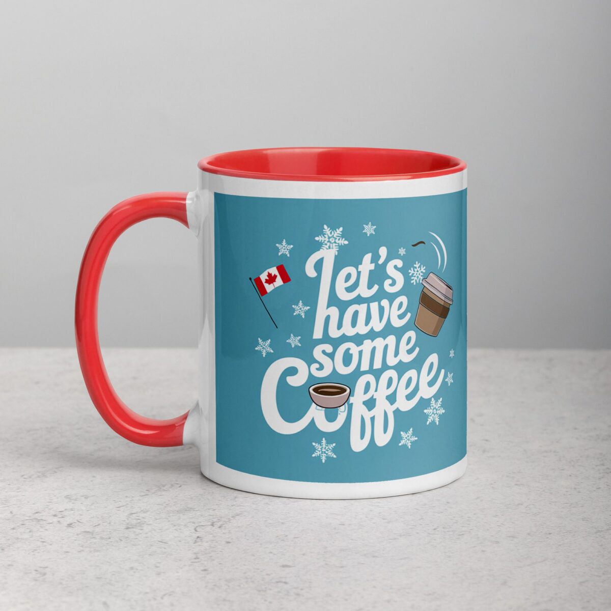 Let's Have Some Coffee Canada Day Mug - Image 8