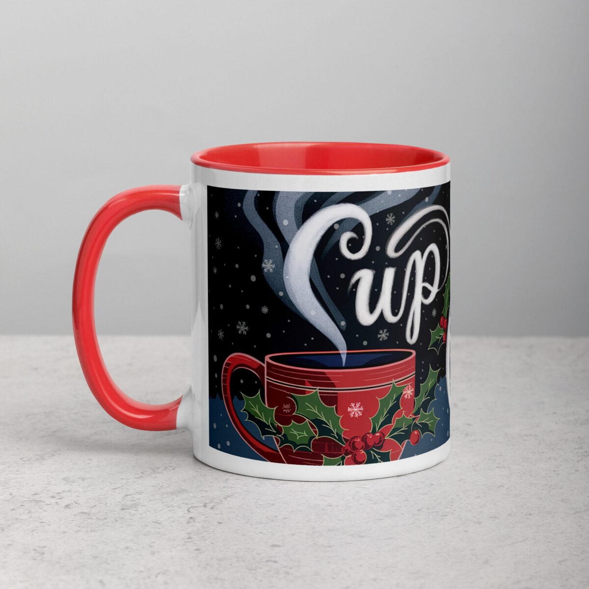 Cup of Cheer Christmas Coffee Mug - Image 8
