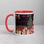 Merry Christmas Retro Coffee Mug & Tea Cup - Image 8