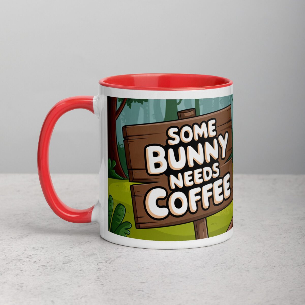 Some Bunny Needs Coffee Easter Mug - Image 8