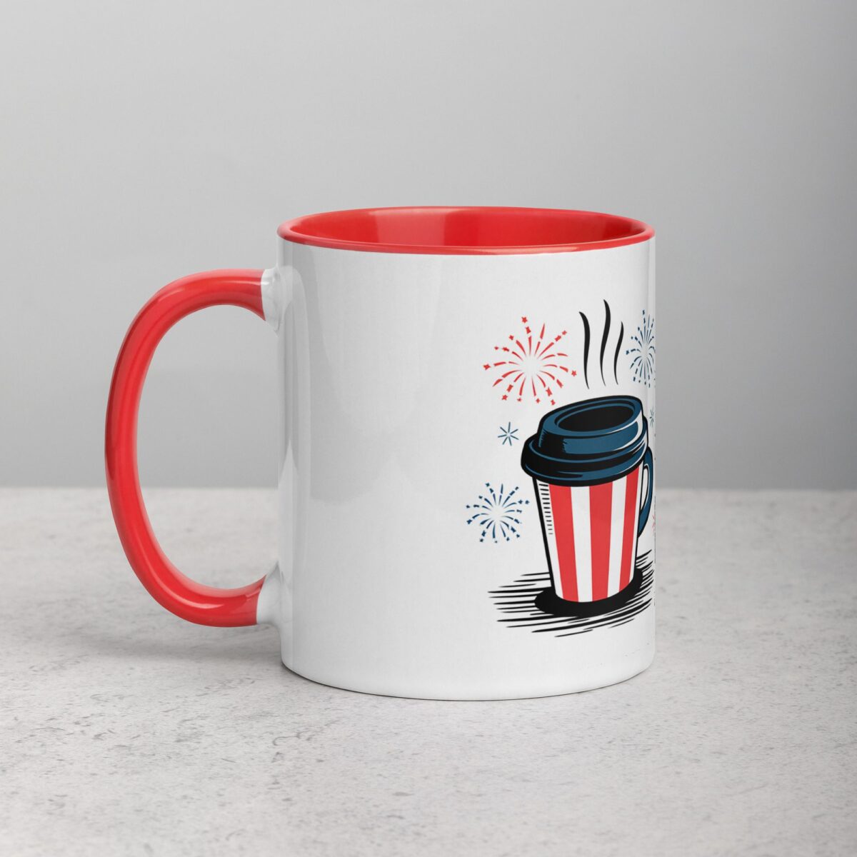 Red, White, and Brew July 4th Coffee Mug - Image 8