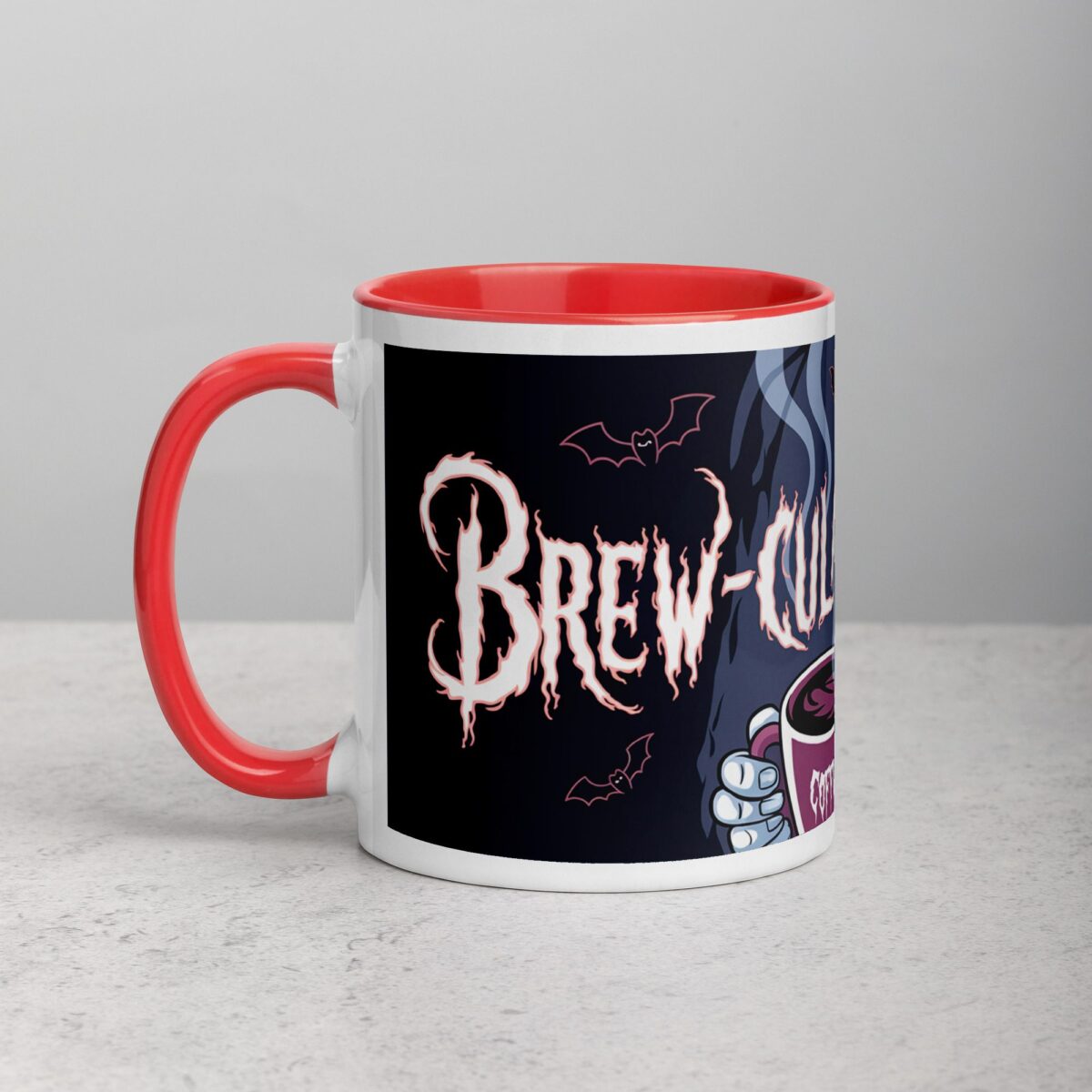 Brew-cula Halloween Dracula Coffee Mug - Image 8