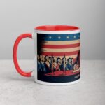 Happy 4th of July George Washington Retro Coffee Mug - Image 8