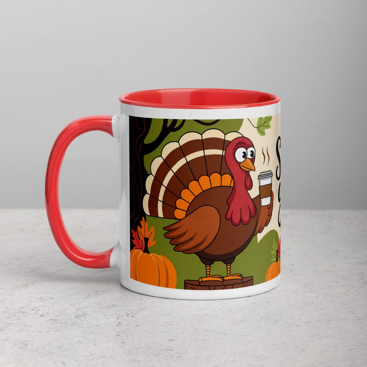 Stuffed with Gratitude (and Coffee) Thanksgiving Mug - Image 8