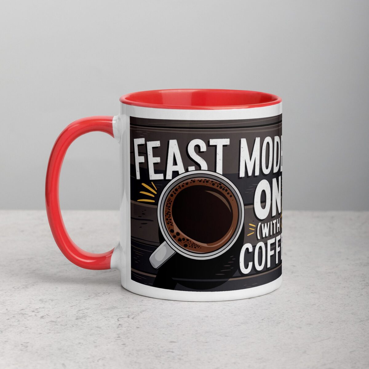 Feast Mode: ON (With Coffee) Thanksgiving Mug - Image 8