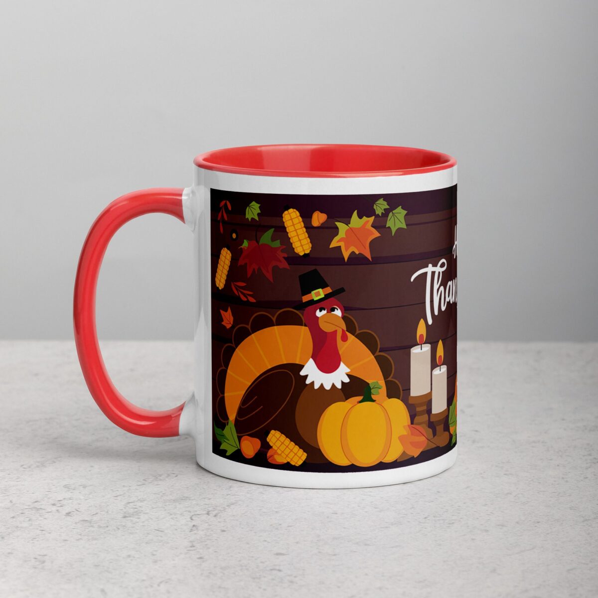 Happy Thanksgiving Elegant Coffee Mug & Tea Cup - Image 8