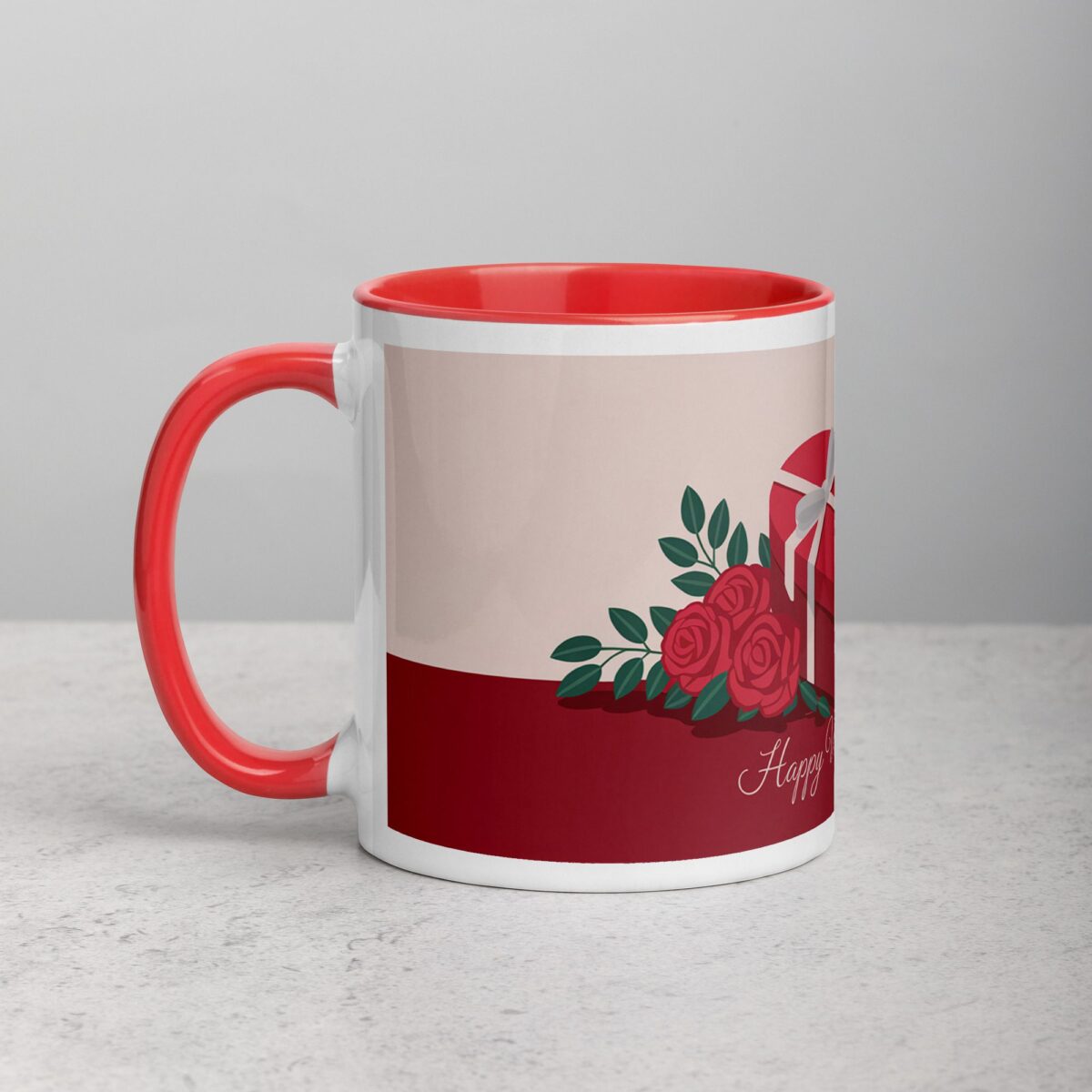 Happy Valentine's Day Elegant Coffee Mug - Image 8