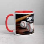 Sip Happens, Then We Play Ball Coffee Mug - Image 8