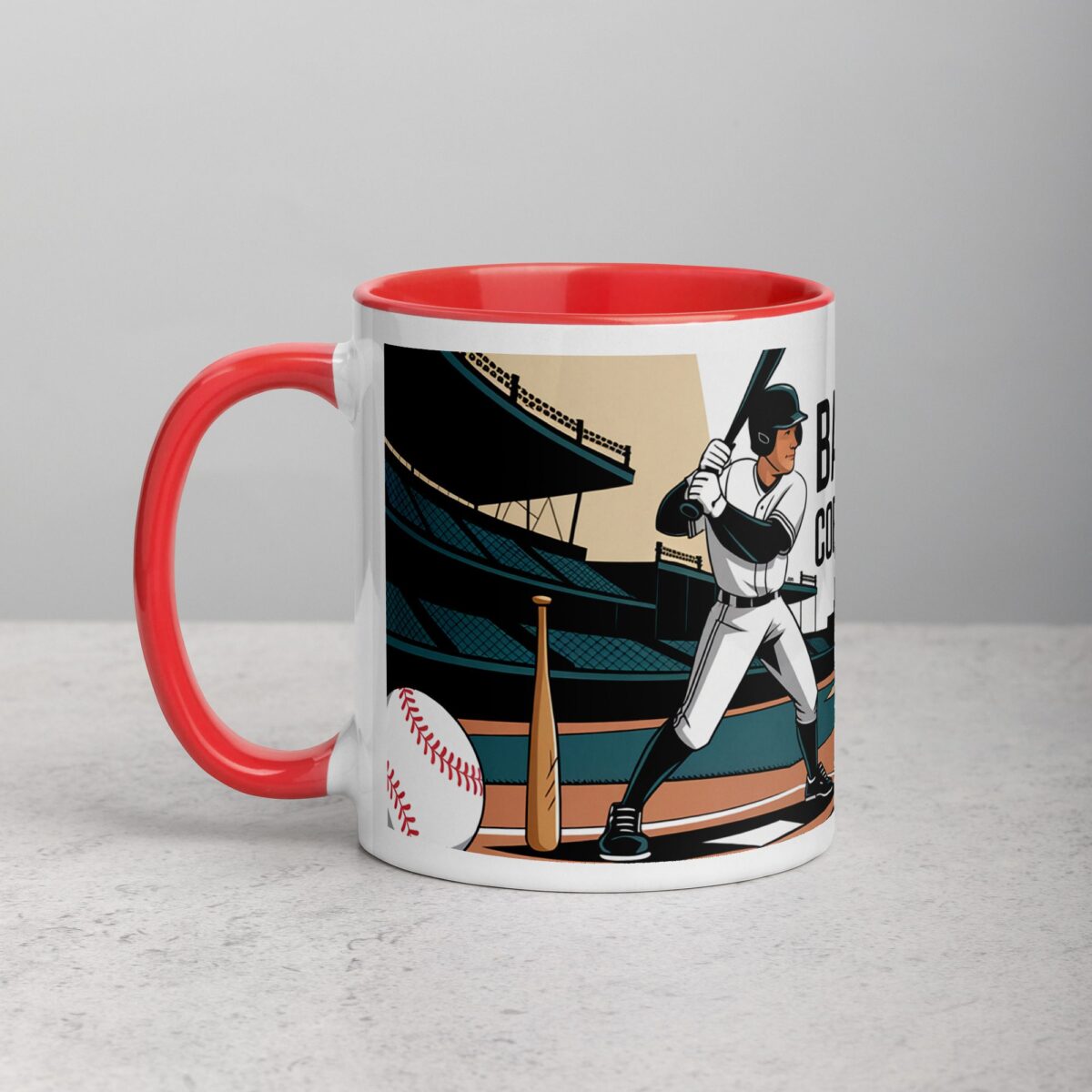Batter Up, Coffee’s On Deck Baseball Mug - Image 8