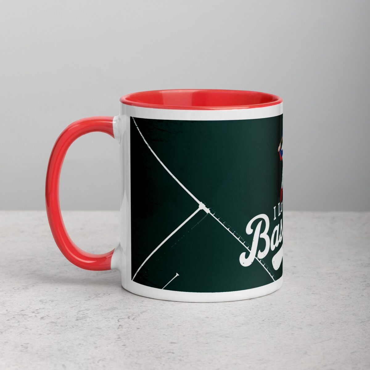 I Love Baseball Elegant Coffee Mug & Tea Cup - Image 8