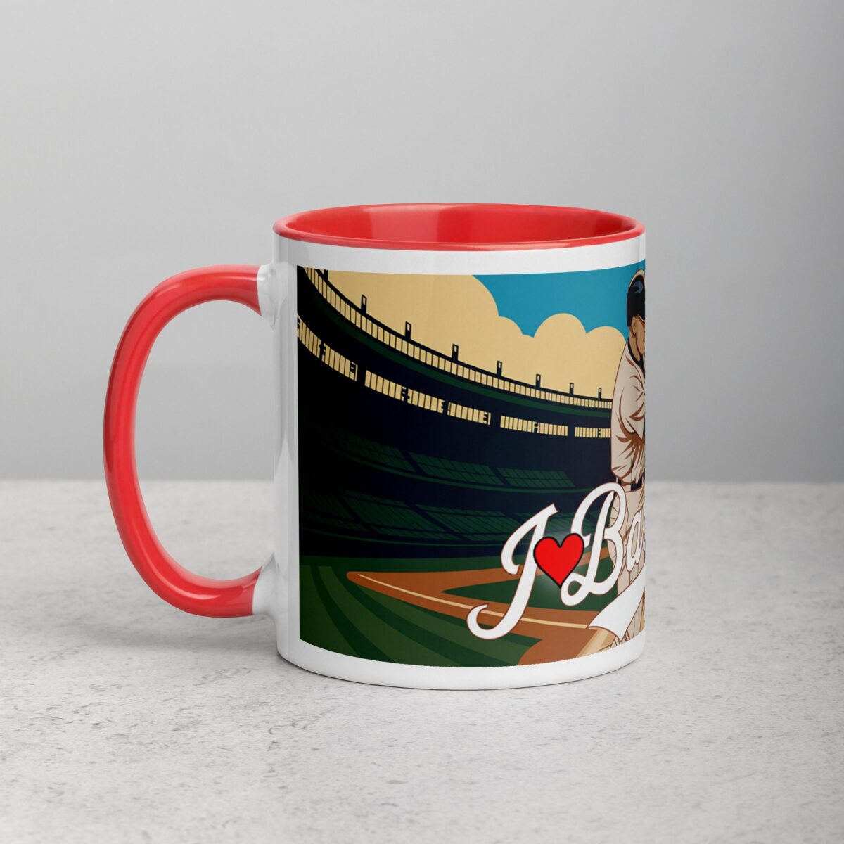 I Love Baseball Sophisticated Coffee Mug & Tea Cup - Image 8