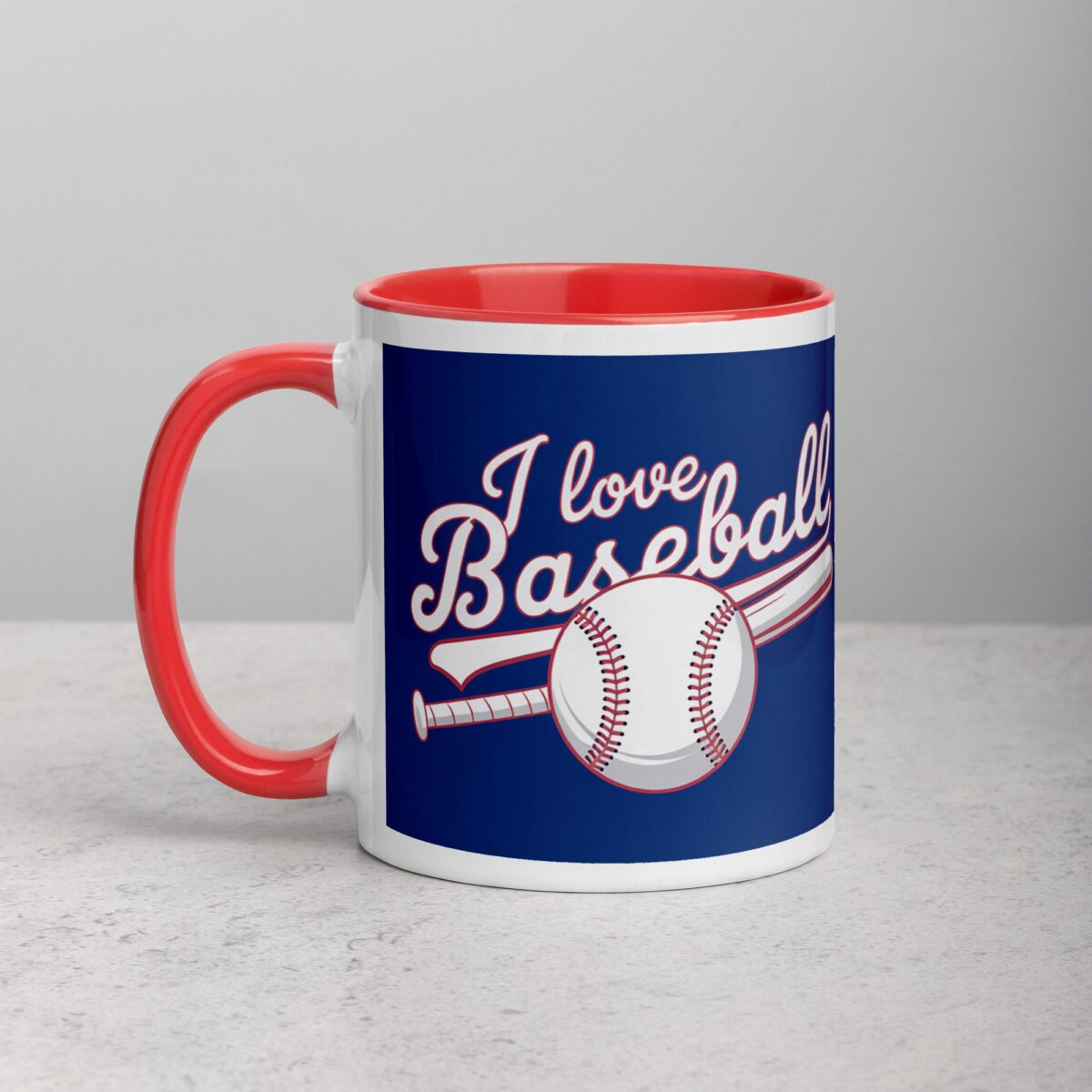 I Love Baseball Retro Coffee Mug & Tea Cup - Image 8
