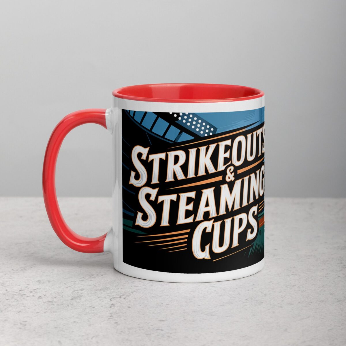 Strikeouts & Steaming Cups Coffee Mug & Tea Cup - Image 8