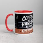 Coffee Hits Harder Than My Opponent Boxing Mug - Image 8