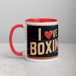 I Love Boxing Retro Coffee Mug & Tea Cup - Image 8