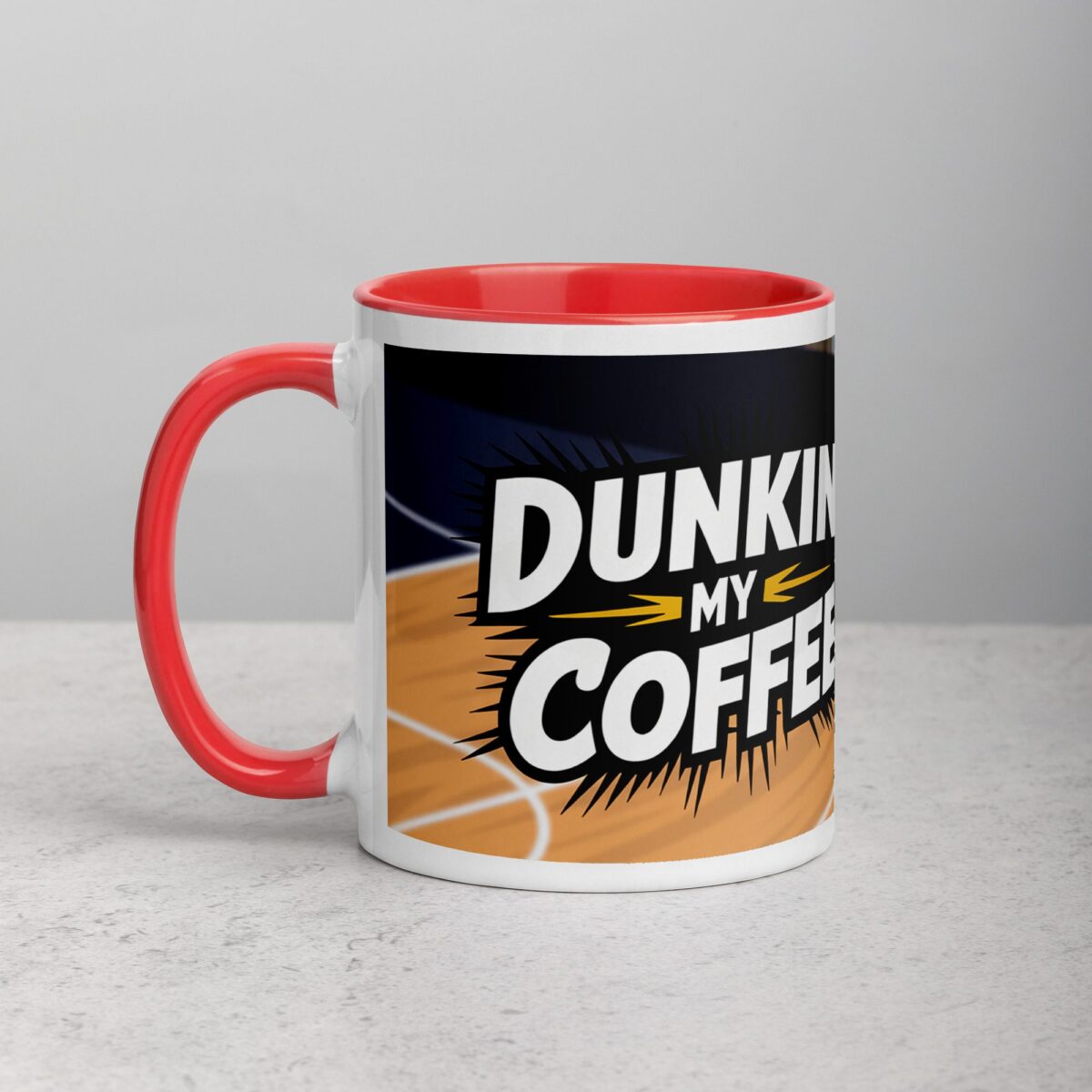 Dunkin' My Coffee Basketball Mug - Image 8