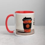 Hoops & Sips Basketball Coffee Mug & Tea Cup - Image 8