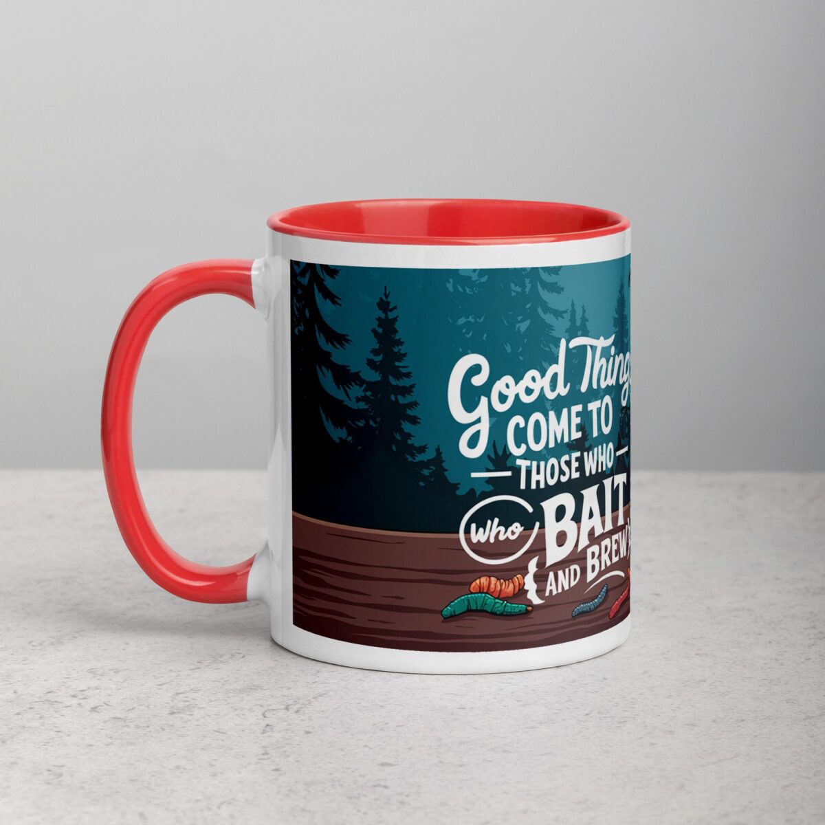 Good Things Come to Those Who Bait (and Brew) Coffee Mug - Image 8