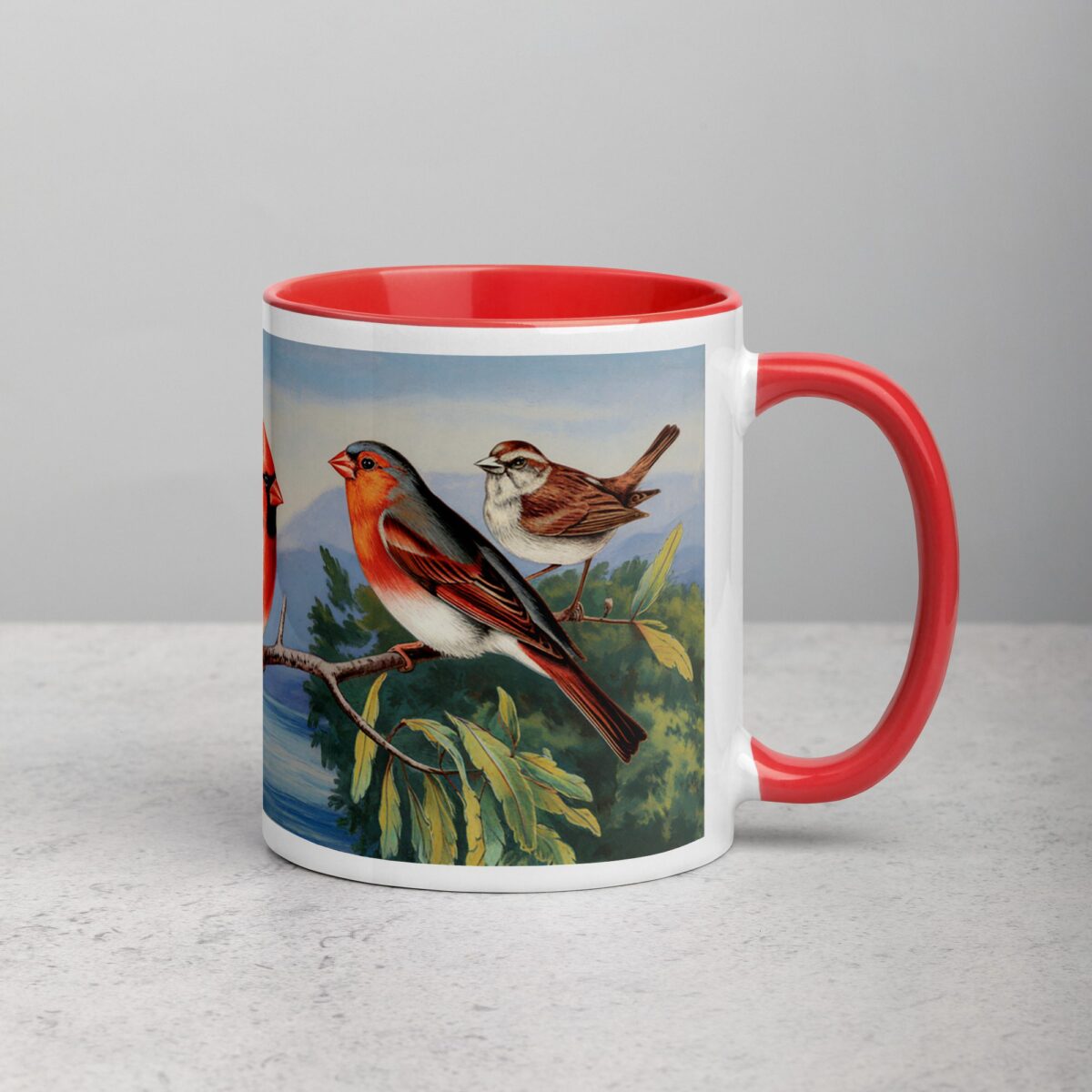 Bird on a Branch Coffee Mug & Tea Cup - Image 9