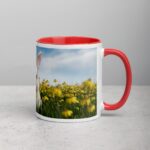 Bunny with Flowers Coffee Mug & Tea Cup - Image 9