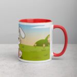 Bunny Rabbit Eating Carrot Coffee Mug & Tea Cup - Image 9
