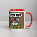 Bunny Rabbit Middle Finger Coffee Mug & Tea Cup - Image 9