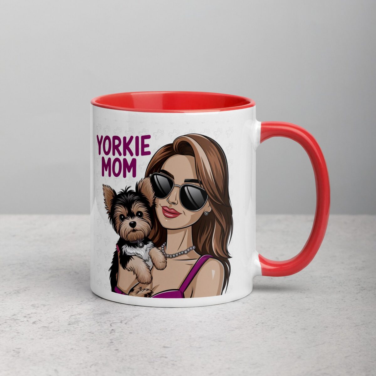 Yorkie Mom Coffee Mug & Tea Cup - Image 9