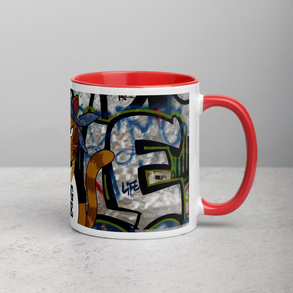 Thug Life Gangster Cat Coffee Mug & Tea Cup - Image 9