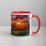 Elephant Jungle Sunset Coffee Mug & Tea Cup - Image 9
