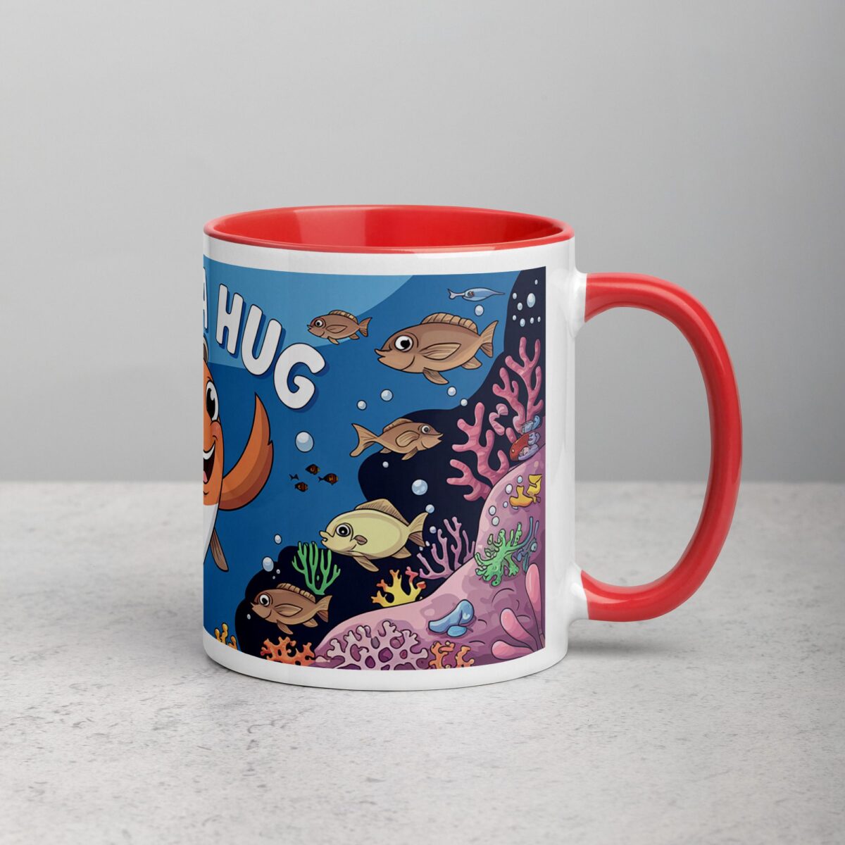 I Need a Hug Fish Coffee Mug & Tea Cup - Image 9