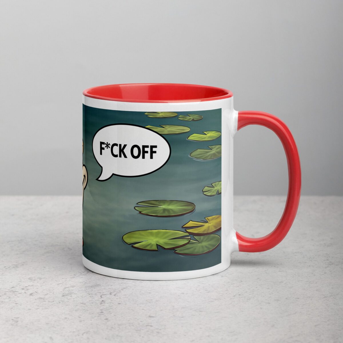 Middle Finger Fish Coffee Mug & Tea Cup - Image 9