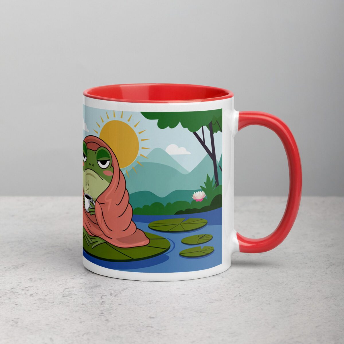 I’m Toad-ally Not a Morning Person Coffee Mug & Tea Cup - Image 9