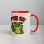 Middle Finger Frog Coffee Mug & Tea Cup - Image 9