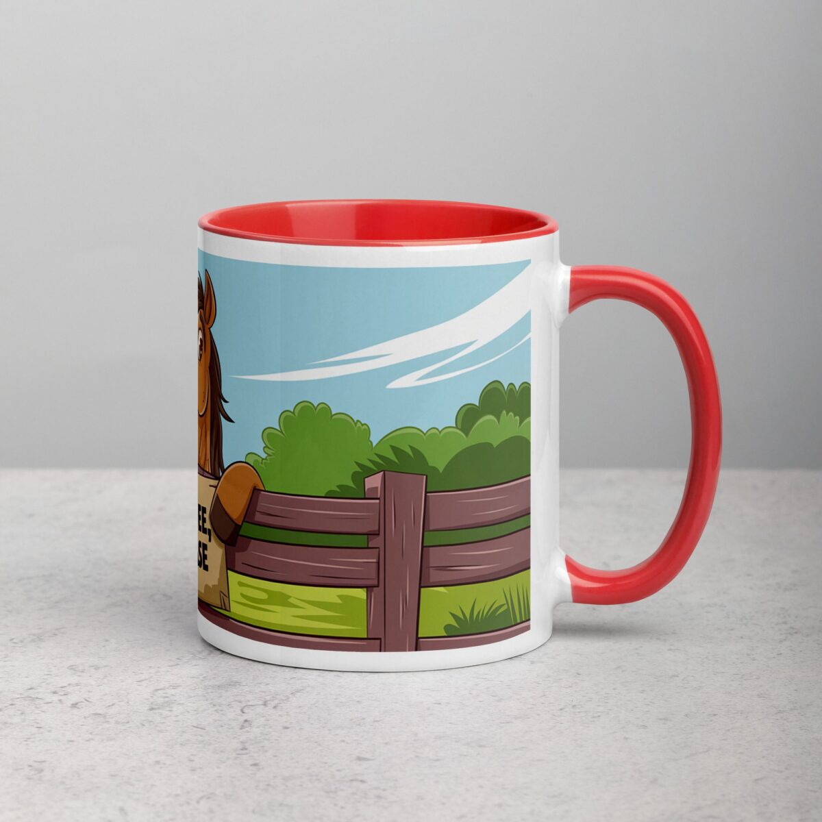 Hay There I Need a Coffee Horse Mug - Image 9
