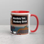 Monkey See Monkey Brew Coffee Mug - Image 9
