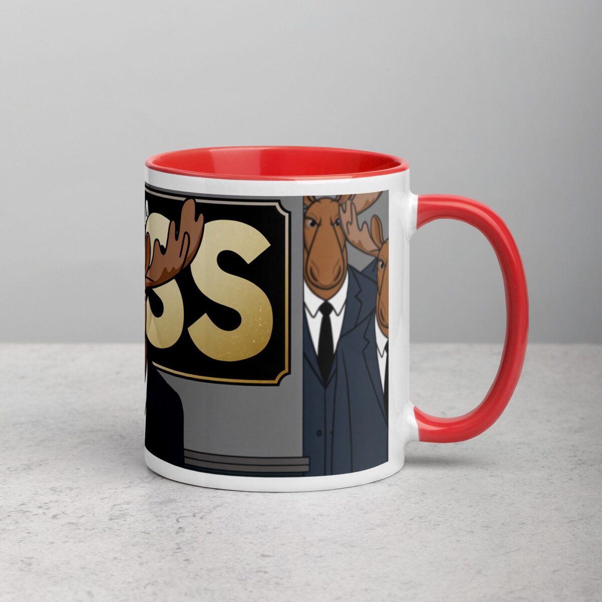 I am a Boss Moose Coffee Mug & Tea Cup - Image 9