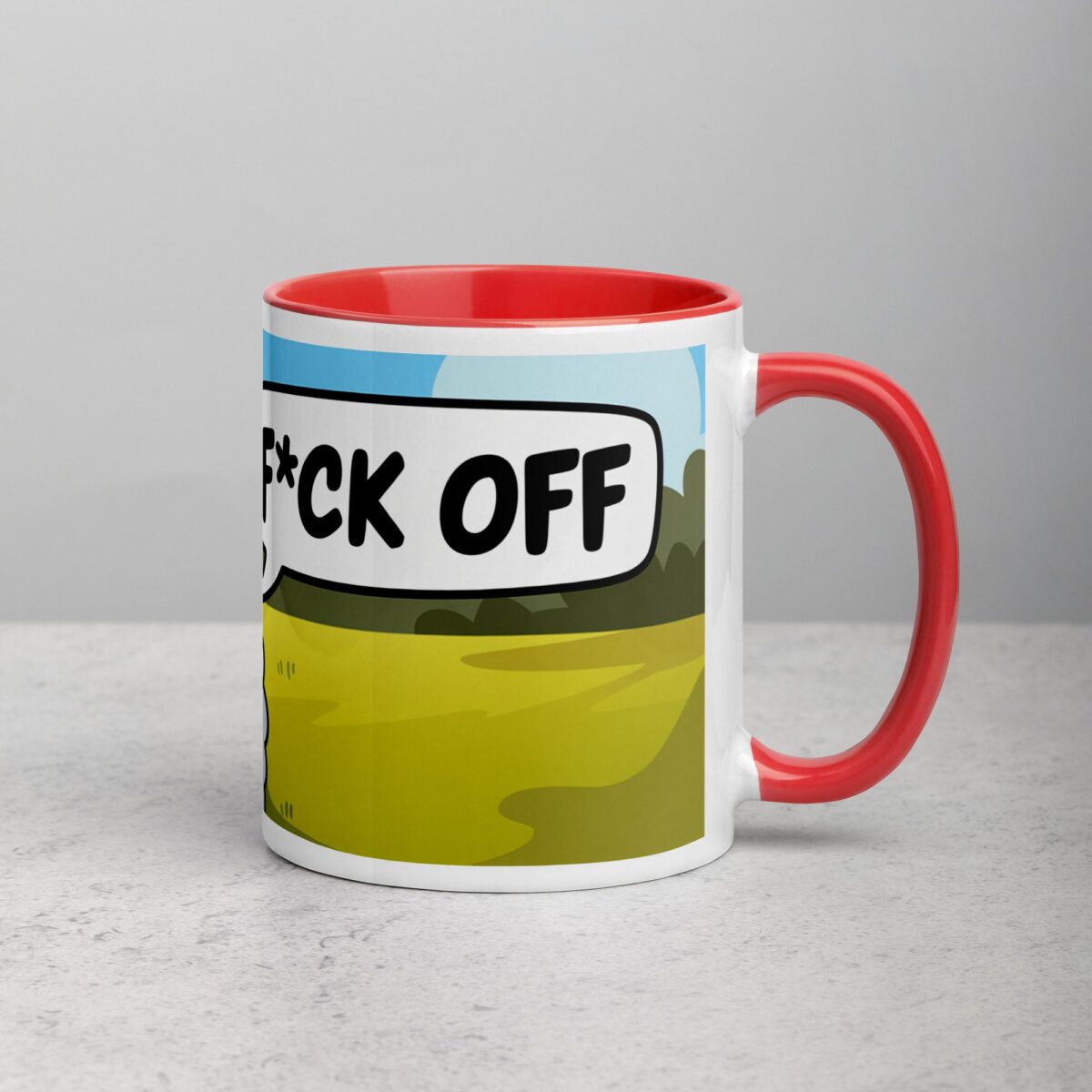 Middle Finger Sheep Coffee Mug & Tea Cup - Image 9