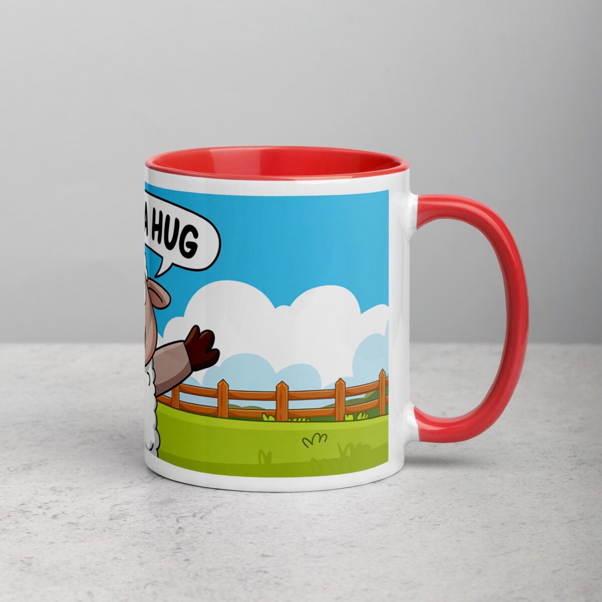 I Need a Hug Sheep Coffee Mug & Tea Cup - Image 9