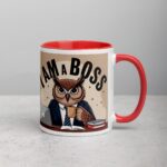 I am a Boss Owl Coffee Mug & Tea Cup - Image 9