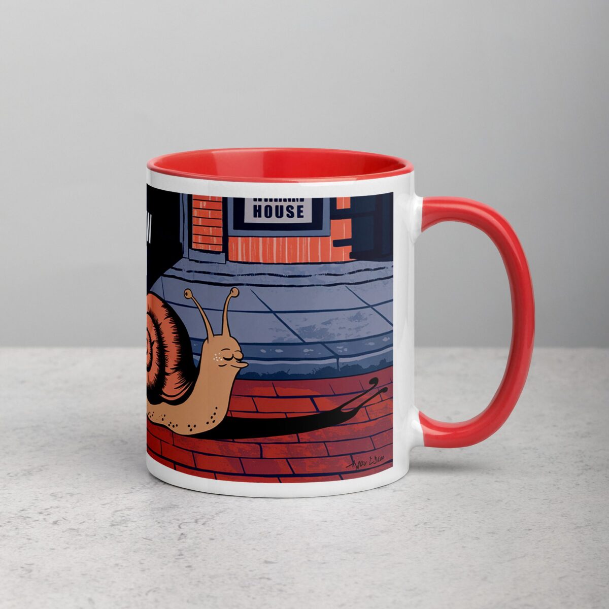 I’m Just a Little Slow Until Coffee Kicks In Snail Mug - Image 9